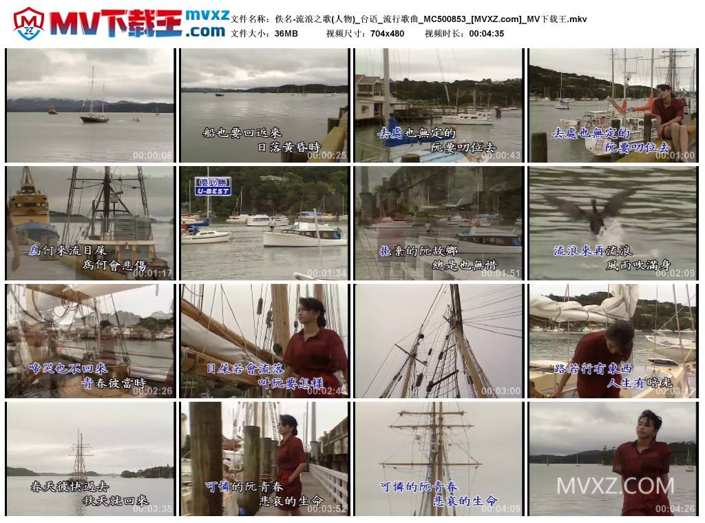 佚名-流浪之歌(人物)_台语_流行歌曲_MC500853